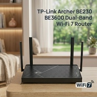 [SG] TP-Link Archer BE230 BE3600 Dual-Band Wi-Fi 7 Router