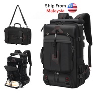 MY available 60/80L Bag travel bagpack waterproof rolltop backpack with shoe Compartment 17/18 inch 