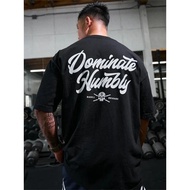 Dominate Humbly Barbell Brigade Graphic T-Shirt – Inspirational Fitness Streetwear