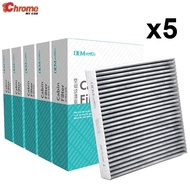 5x Car Pollen Cabin Filter Activated Carbon 80292-SDA-A01 80292-SHJ-A41 80292-SWA-003 For Honda Acco