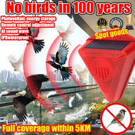 Virginex Ultrasonic Alarm Sensor Monkey Repellent Solar Sound & Light Siren Strobe Alarm Penghalau M