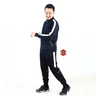 Jogger training pants and plain unisex cycling jogging sports jacket