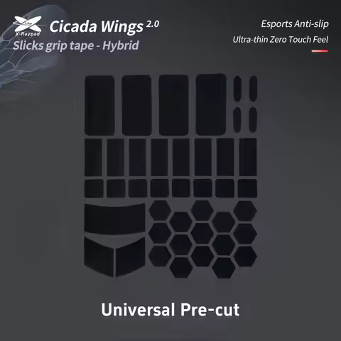 X-Raypad Cicada Wings V2 Slicks Universal Pre-cut Grip Tape xraypad DIY mouse grip tape Sweat Resist