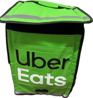 （全新）Uber eat保溫袋，但太久沒使用 拉鍊有點壞掉（如附圖）
