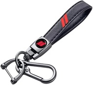 Genuine Leather Car Keychain Keyring Accessories for Challenger Dakota Charger SRT 392 Avenger Duran