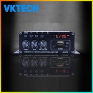 [Vktech] AK-370 Audio Power Amplifier 2.0 Channel Auto Music Subwoofer Speaker 20W+20W Digital Audio