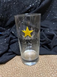 日本三寶樂sapporo 玻璃啤酒杯