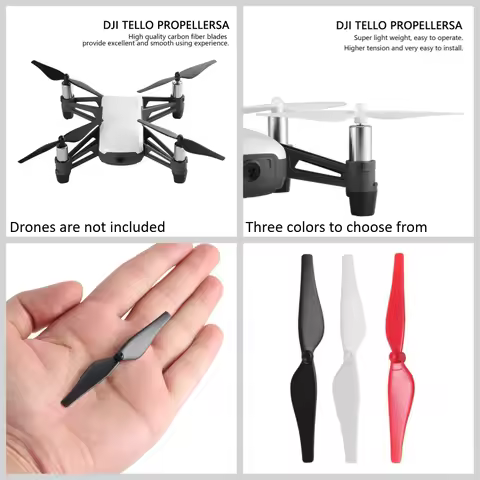 4PCS Drone Propeller Low-Noise CCW/CW Props Light Weight for DJI Tello Mini Quadcopter Airplane Airc