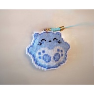 Cross Stitch DIY Kit (Handphone Accessory/ Bag Charm/ Keychain)