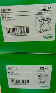 Schneider 施耐德 S56 WS226 系列IP66 明裝防水 13A 插座 單位 雙位 燈制 waterproof