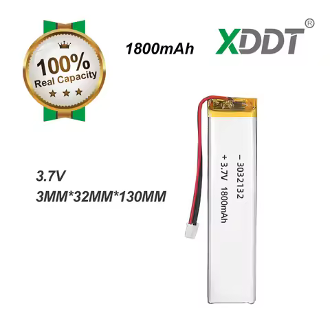 3032130 3032132 3.7V 1800mAh Li Polymer Battery For Keychron K3 keyboard cells LED lights Bluetooth 