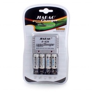 แท่นชาร์จถ่านJIABAO A-636 ชาร์จได้3ขนาด AA/AAA/9V แถมถ่านAA 4ก้อน