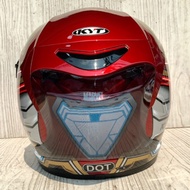 [✅Ori] Helm Kyt K2 Rider Iron Man Full Face Double Visor K2R Motif