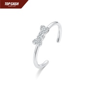 Top Cash Jewellery 10K Lab Grown Bowtie Diamond Ring