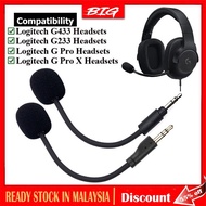 1 Pcs Replacement Game Mic Microphone Cable for Logitech G233 G433 G Pro X GPro GPROX Gaming Headset