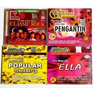 USED VCD 16 GREATEST HITS CLASSIC ROCK, PENGANTIN, LAGU LAGU POPULAR , THE BEST OF ELLA PRELOVED