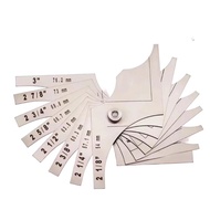 Welding Fillet Seam Measuring Gauge 54-76.2mm 2-1/8'' To 3'' Weld Test Metric And Inch Checking Fill