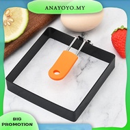 [anayoyo.my] 3.9 in 1/2 Pcs Egg Pancake Cooking Ring Egg Ring Easy Clean Non-stick Egg Cooker Ring F