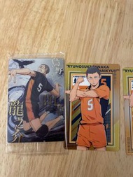 排球少年食玩卡雷射卡 田中龍之介