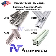[Customize Length] Aluminium Profile 2020 2040 3030 4040 European Standard
