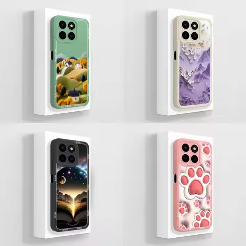 Cases For Huawei Honor X6C X6B X6A X6S X6 Oil Painting Dustproof Drop-Resistant Bumper For honor x6b