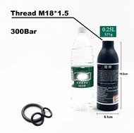 

 0.25L/0.45L/0.5L Aluminum Gas Bottle 300Bar High Pressure Soda Stream Tank Diving Oxygen Cylinder