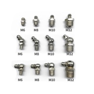 10PCS M6/M8/M10 F0006 Stainless Steel Grease Nipple SS201 SS304 Metric External Thread Straight Elbo