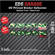 yokohama advan tire tayar JDM Sticker