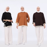 KATUN Premium Quality Muslim Women's Oversized T-Shirt, 7 Sleeves,/ 8, 20s Combed Cotton By Malabees