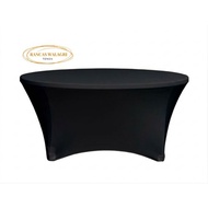 IBM Round Table Cover/ Body Press Table Cover SCUBA MATERIAL D.180CM