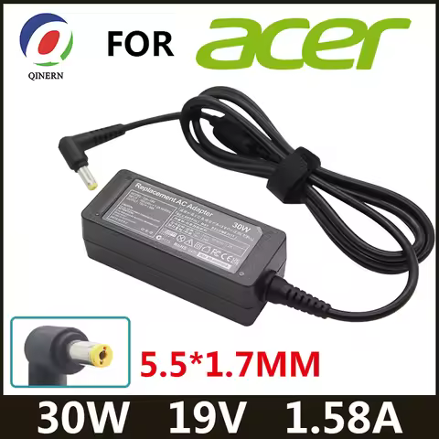 19V 1.58A 30W 5.5*1.7mm AC Laptop Charger Adapter For ACER Aspire One D255 D255E D260 ZG5 ZA3 KAV60 