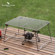 ST-🚤Biwei Pure Titanium Barbecue Net Bbq Grill Camping Tables Outdoor Portable Folding Table Baking Tray Bbq Grill Bakin