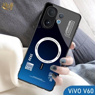 Glossy Glass Softcase for Vivo V60 2025 - Casing Vivo Vivo V60 2025hp - Protective Case hp - K126
