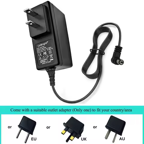 12V 1.5A AC/DC Adapter for Casio WK-1600 WK-1800 WK-1630 WK-3000 WK-3000D WK-3200 WK-3300 WK-3500 WK