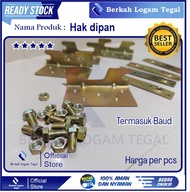 HAK DIPAN RANJANG/ENGSEL DIPAN/HAK TEMPAT TIDUR BESAR SATU SET