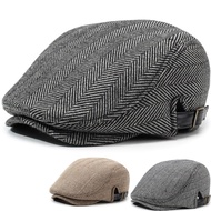 Beret Retro Newsboy Cap Baretta Flat Cap Hat Classic Casual Topi Pakcik Rata