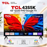 TCL 43S5K 43 Inch QLED FHD Google TV Smart TV | DTAC 43 Smart TV | Netflix YouTube