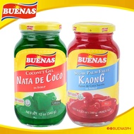 Buenas Nata De Coco (Green) and Kaong (Red) 12oz Set