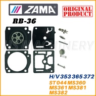 Husqvarna 365 / 044 MS360 MS361 MS381 MS382 ZAMA Carburetor Repair Kit Diaphragm Set[HSMACHINERY]