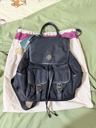 Tory Burch 黑色尼龍後背包