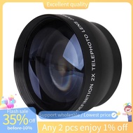 52mm 2X Magnification Telephoto Lens for Nikon AF-S 18-55mm 55-200mm Lens Camera