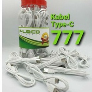 [ JARS T777 CONTENTS 40 PCS ]- USB Data Cable FLECO MICRO / TYPE C Fleco T127 T777 T-777 type C Fast