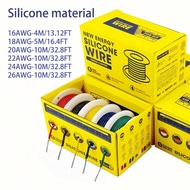 Versatile 16-26 AWG Silicone Electrical Wire Kit 5 Colors, Tinned Copper For DIY Electronics, Home W