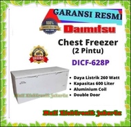 Chest Freezer box daging frozen food Daimitsu DICF 628 murah promo