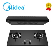 Midea Slim Cooker Hood + Built-In Hob MCH-76MBK + MGH-76Q60B (With Safety Valve) MCH76MBK + MGH76Q60