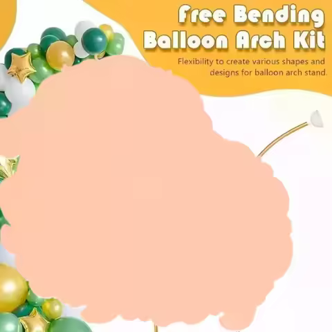 1.5/2.5M Free Bending Balloon Stand Adjustable Arch Kit Holder Base Happy Birthday Wedding No Fall S