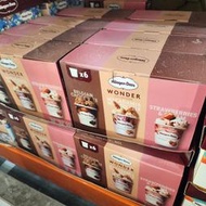 宅配免運代購法國原裝進口哈根達斯冰淇淋392毫升X6入Häagen-Dazs(比利時巧克力、草莓、夏威夷脆果仁口味各2)