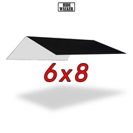 Large Flysheet 6x8 waterproof Outdoor Camping 6×8m Large tarp Thick 300D Oxford Oversized Sunshade A