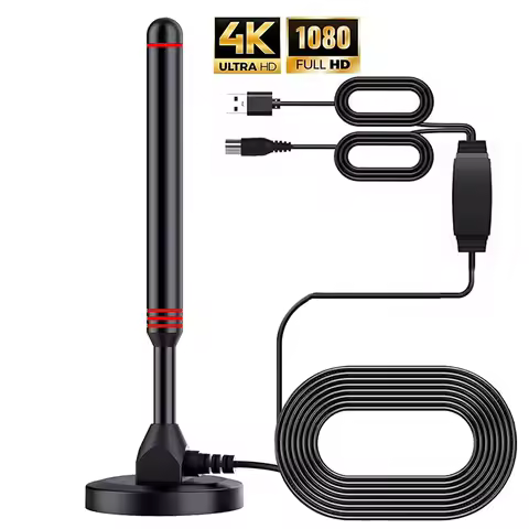Protable Indoor 4K Digital TV Antenna TV Antenna Indoor Indoor Outdoor Ultra HD For TV Receiver Quic
