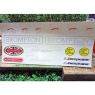 Quality BROMPTON C1000-ET Bike STICKER